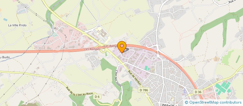 localisation de l'entreprise MADAME JULIE GAINCHE à SAINT-BRIEUC