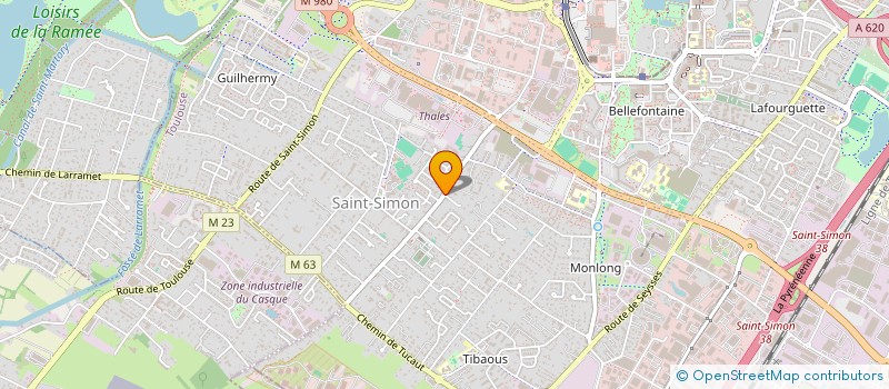 localisation de l'entreprise MADAME JULIE GALAN  TOULOUSE