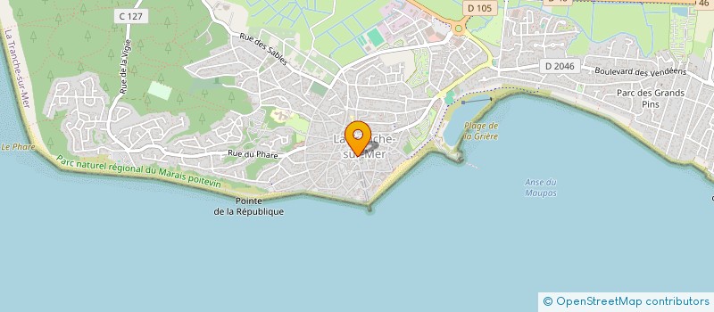 localisation de l'entreprise MADAME JULIE GALIER à LA TRANCHE-SUR-MER