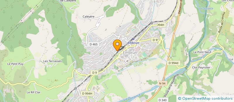 localisation de l'entreprise MADAME JULIE GALLETTI  EMBRUN