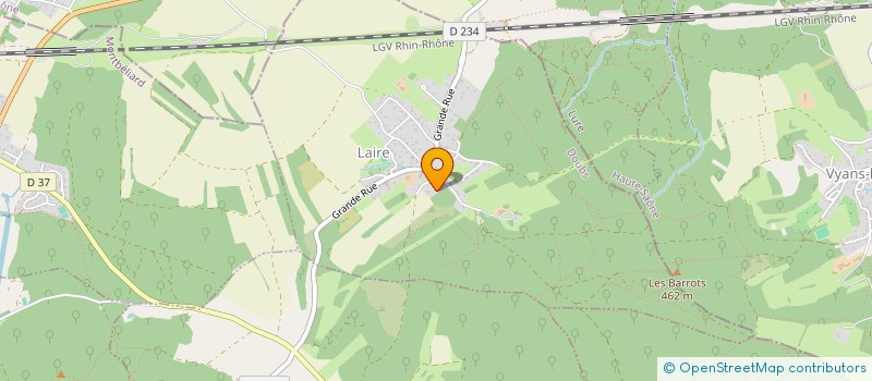 localisation de l'entreprise MADAME JULIE GALLOTTE  LAIRE