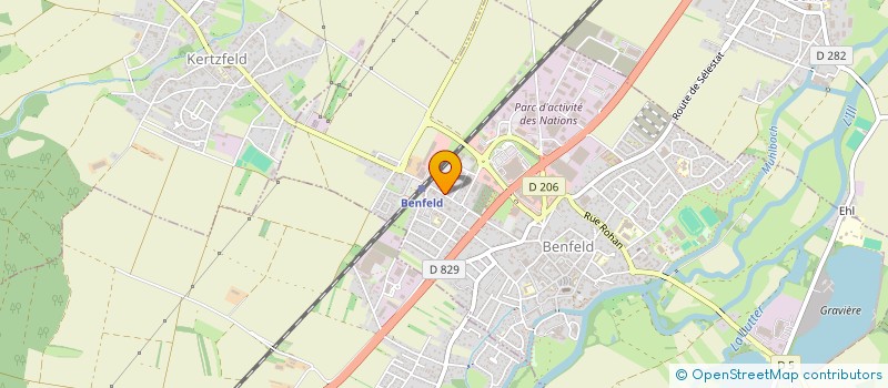 localisation de l'entreprise MADAME JULIE GAMPER  BENFELD