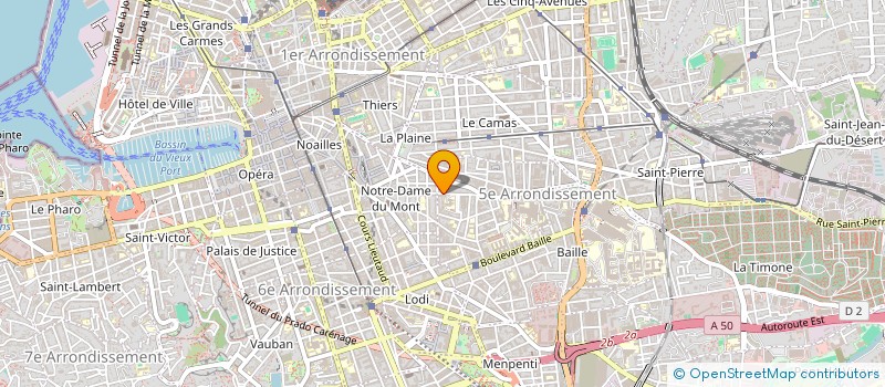 localisation de l'entreprise MADAME JULIE GANDIA à MARSEILLE
