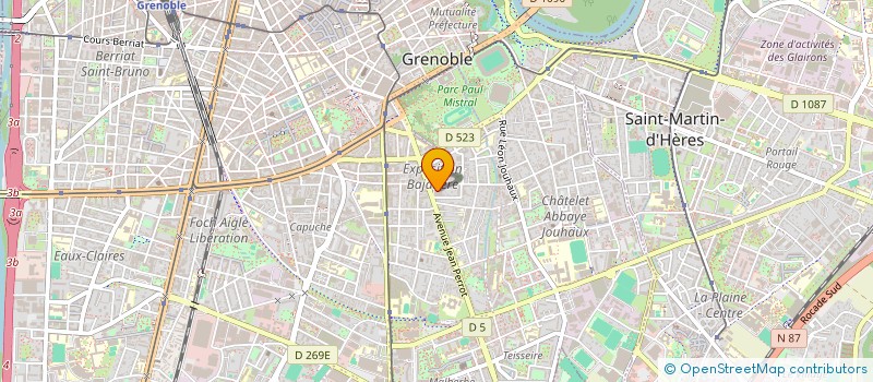 localisation de l'entreprise MADAME JULIE GARABEDIAN à GRENOBLE