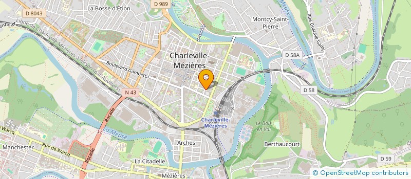 localisation de l'entreprise MADAME JULIE GARAND  CHARLEVILLE-MEZIERES