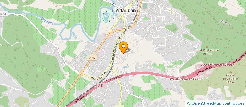 localisation de l'entreprise MADAME JULIE GARCIA  VIDAUBAN