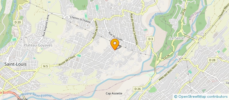 localisation de l'entreprise MADAME JULIE GARCIA  SAINT-LOUIS