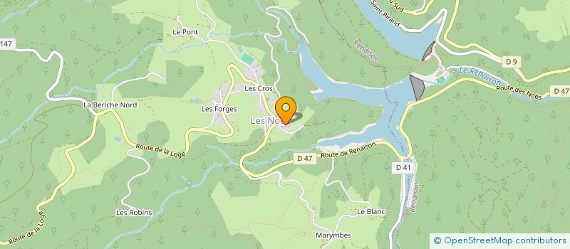 localisation de l'entreprise MADAME JULIE GARDE  LES NOES