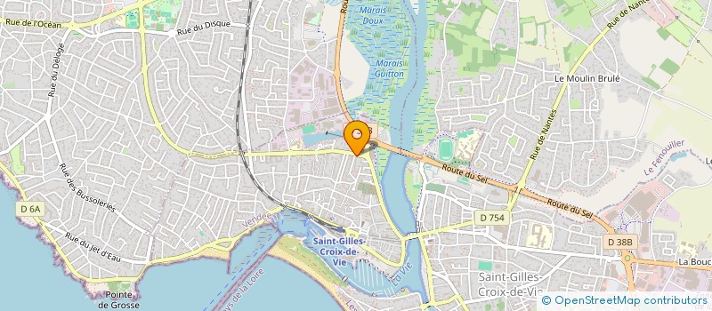 localisation de l'entreprise MADAME JULIE GAREL à SAINT-GILLES-CROIX-DE-VIE