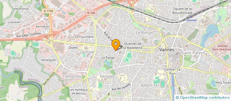 localisation de l'entreprise MADAME JULIE GARIN  VANNES