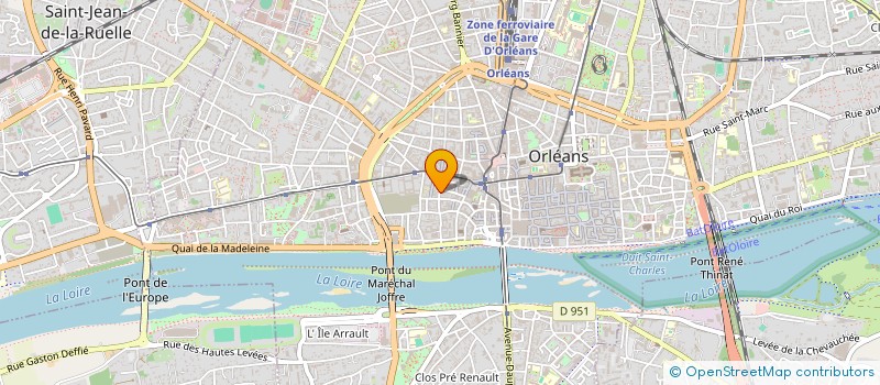 localisation de l'entreprise MADAME JULIE GASCHAUD à ORLEANS