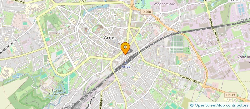 localisation de l'entreprise MADAME JULIE GAUBE à ARRAS