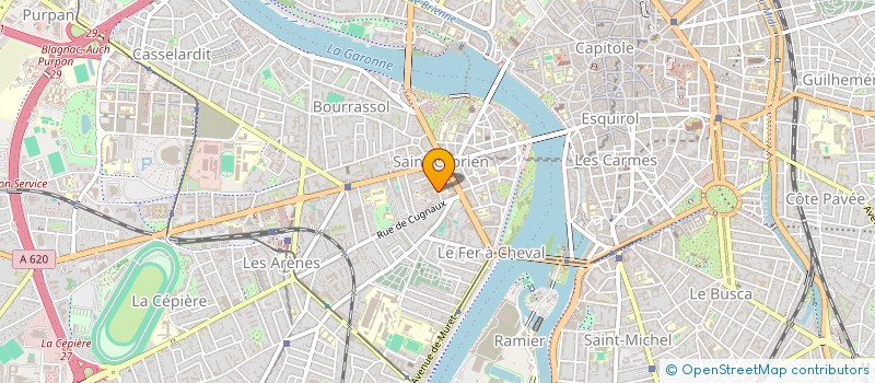 localisation de l'entreprise MADAME JULIE GAUBIN à TOULOUSE