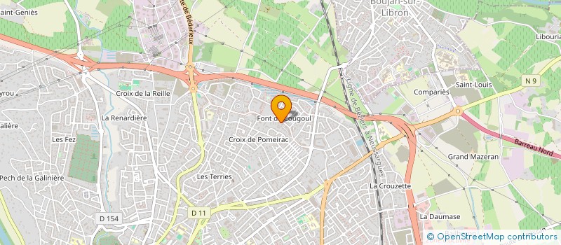 localisation de l'entreprise MADAME JULIE GAUDET à BEZIERS