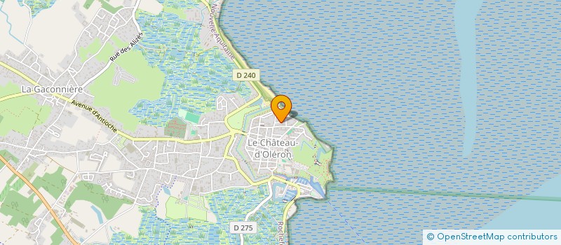 localisation de l'entreprise MADAME JULIE GAUFROY  LE CHATEAU-D'OLERON