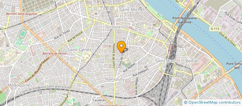localisation de l'entreprise MADAME JULIE GAUJOUR à BORDEAUX