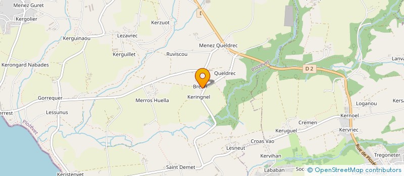 localisation de l'entreprise MADAME JULIE GAUMAT  PLOZEVET