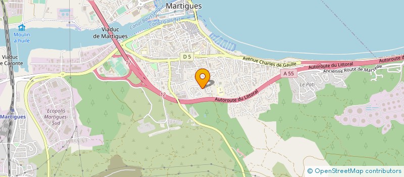localisation de l'entreprise MADAME JULIE GAUTIER à MARTIGUES
