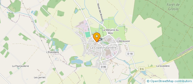 localisation de l'entreprise MADAME JULIE GAUTIER  MONTREVERD