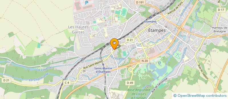 localisation de l'entreprise MADAME JULIE GAUTRON à ETAMPES