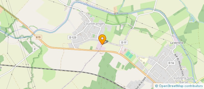 localisation de l'entreprise MADAME JULIE GAUVAIN  COURTERANGES