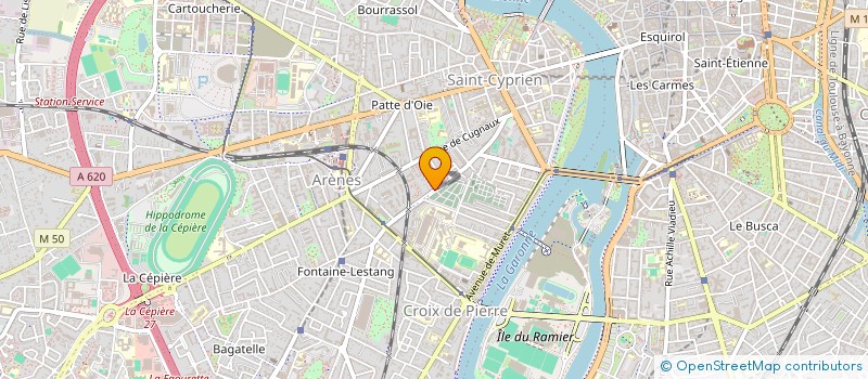localisation de l'entreprise MADAME JULIE GAUVIN à TOULOUSE