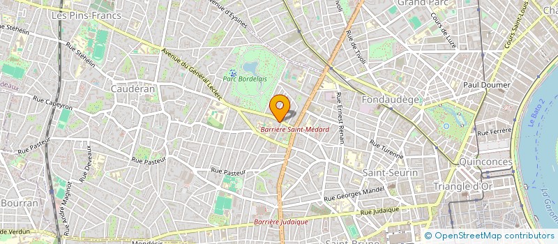 localisation de l'entreprise MADAME JULIE GAY  BORDEAUX