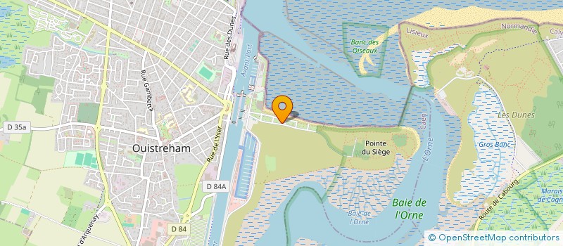 localisation de l'entreprise MADAME JULIE GEORGES DIT RAP  OUISTREHAM