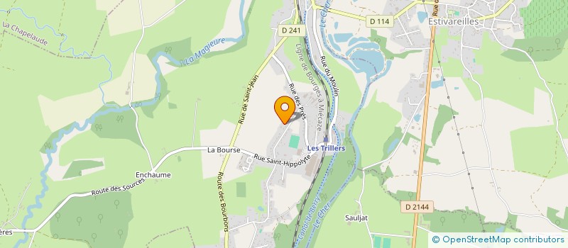 localisation de l'entreprise MADAME JULIE GERZAGUET  VALLON-EN-SULLY