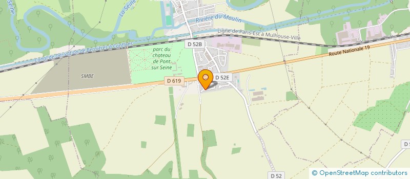 localisation de l'entreprise MADAME JULIE GHISALBERTI  PONT-SUR-SEINE