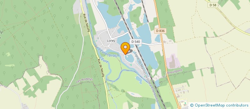 localisation de l'entreprise MADAME JULIE GICQUEL  BREUILPONT