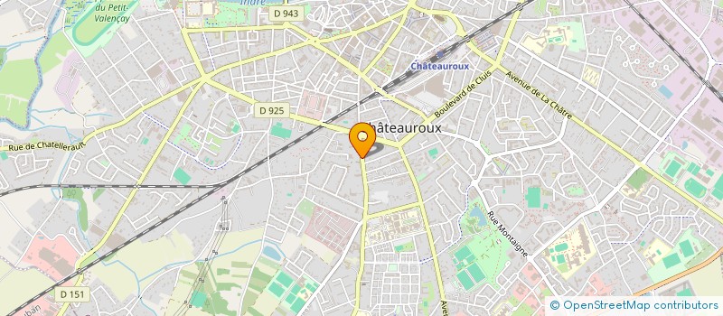 localisation de l'entreprise MADAME JULIE GINA GINESTRE à CHATEAUROUX