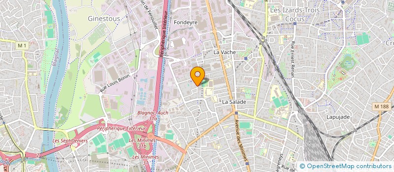 localisation de l'entreprise MADAME JULIE GIOVANNETTI à TOULOUSE