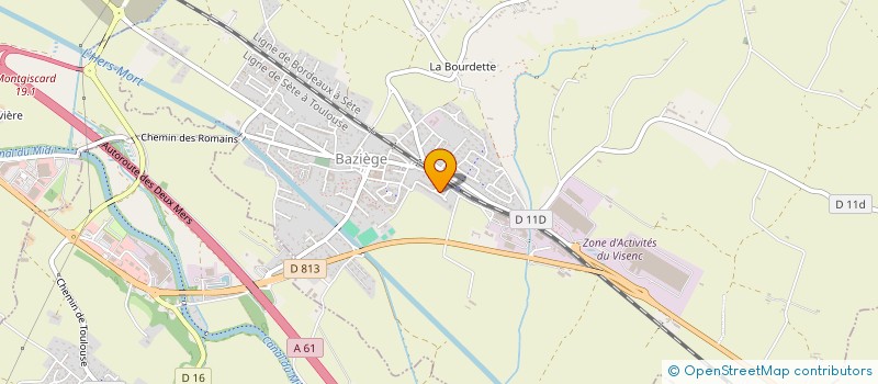 localisation de l'entreprise MADAME JULIE GIRARD-SEGAUD  CASTAGNAC