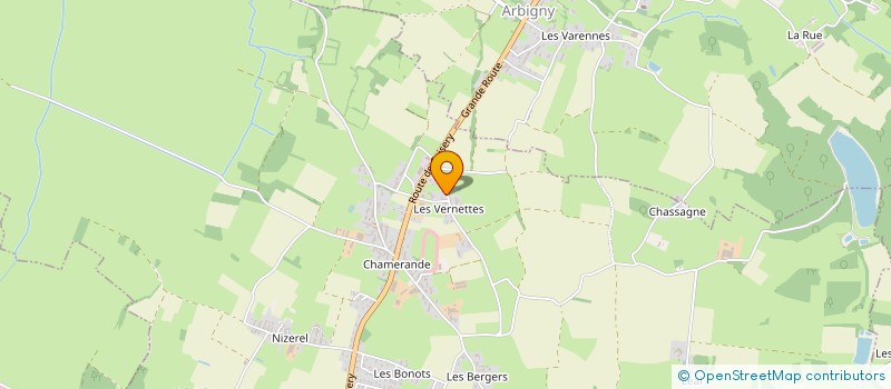 localisation de l'entreprise MADAME JULIE GIRAUD à SAINT-BENIGNE