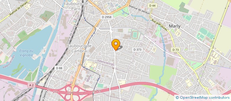 localisation de l'entreprise MADAME JULIE GLASSET à VALENCIENNES
