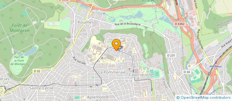 localisation de l'entreprise MADAME JULIE GONAHA GANARESSE AGOUH  LE HAVRE