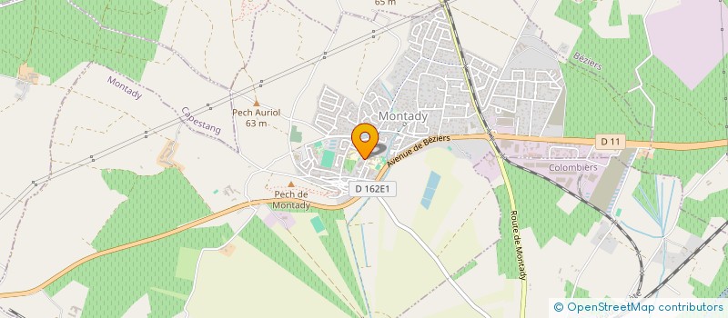 localisation de l'entreprise MADAME JULIE GONZALEZ  MONTADY