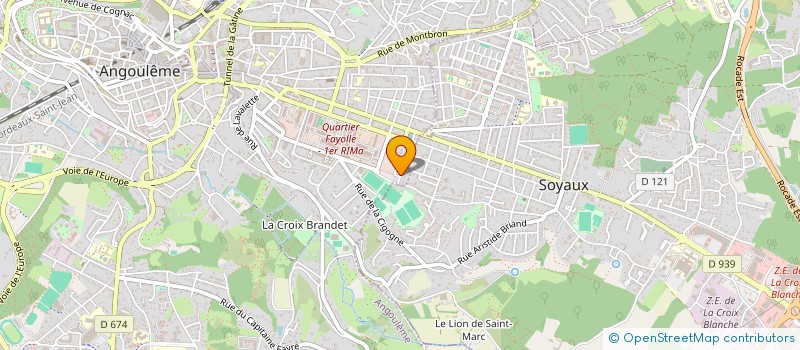 localisation de l'entreprise MADAME JULIE GORE à ANGOULEME