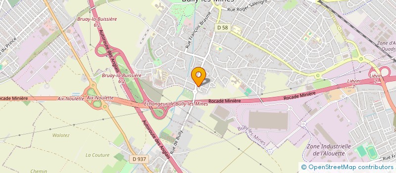 localisation de l'entreprise MADAME JULIE GOUBET à BULLY-LES-MINES