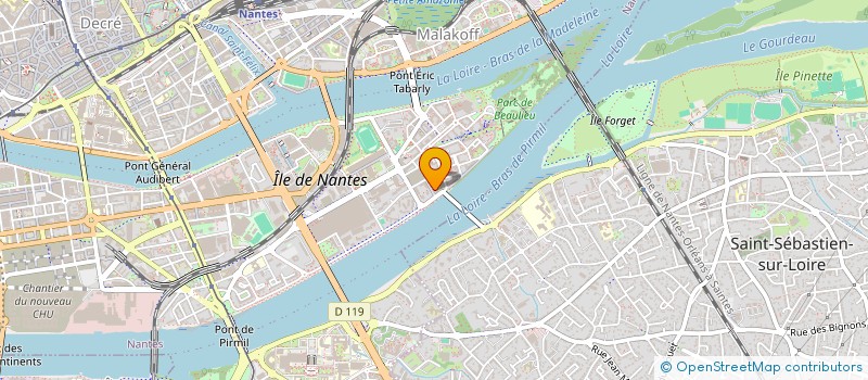 localisation de l'entreprise MADAME JULIE GOUDIER  NANTES