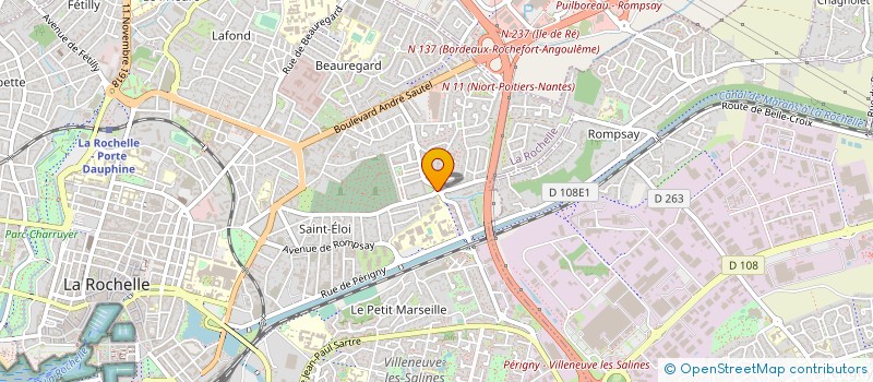 localisation de l'entreprise MADAME JULIE GOUDIER  LA ROCHELLE