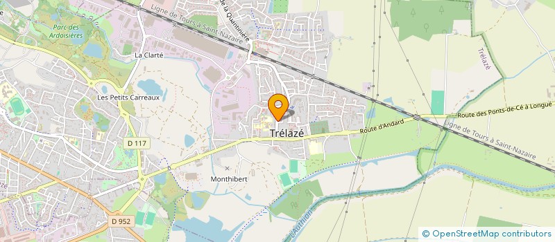 localisation de l'entreprise MADAME JULIE GOURICHON à TRELAZE