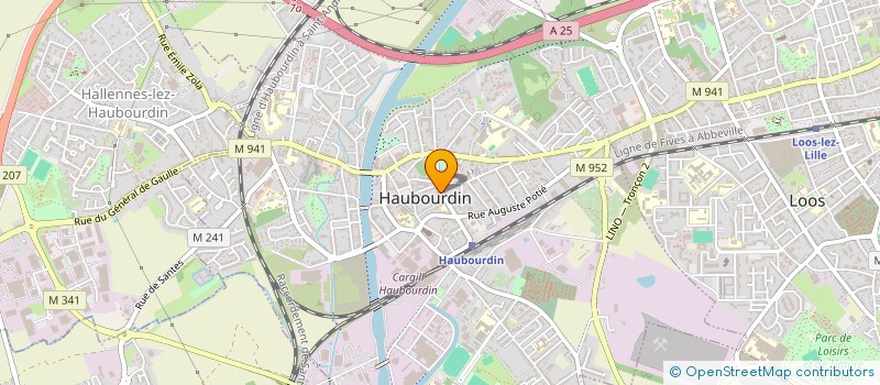 localisation de l'entreprise MADAME JULIE GOURNAY  HAUBOURDIN