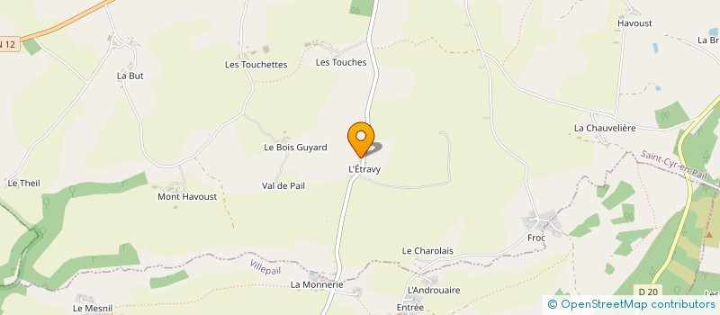 localisation de l'entreprise MADAME JULIE GOUTY  SAINT-CYR-EN-PAIL