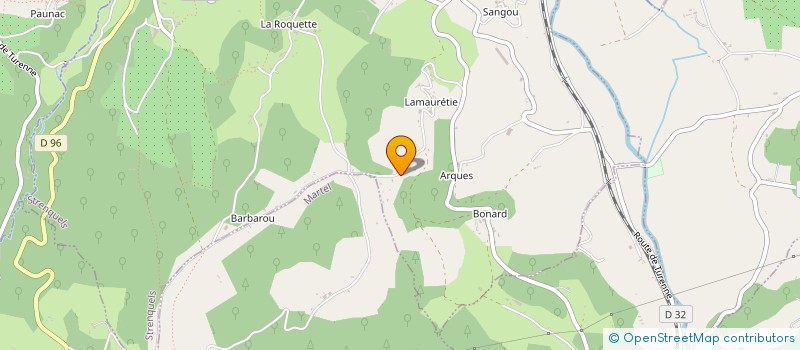 localisation de l'entreprise MADAME JULIE GOYER  STRENQUELS