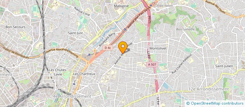 localisation de l'entreprise MADAME JULIE GRACIAN à MARSEILLE