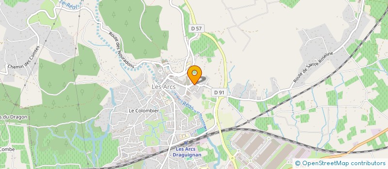 localisation de l'entreprise MADAME JULIE GRAND  LES ARCS