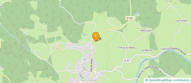 localisation de l'entreprise MADAME JULIE GRANGE  SAINT-ROMAIN-LES-ATHEUX