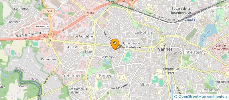 localisation de l'entreprise MADAME JULIE GRASSET à VANNES